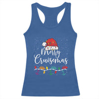 Merry Cruisemas Racerback Tank Top Family Christmas Cruise Holiday Trip - Wonder Print Shop