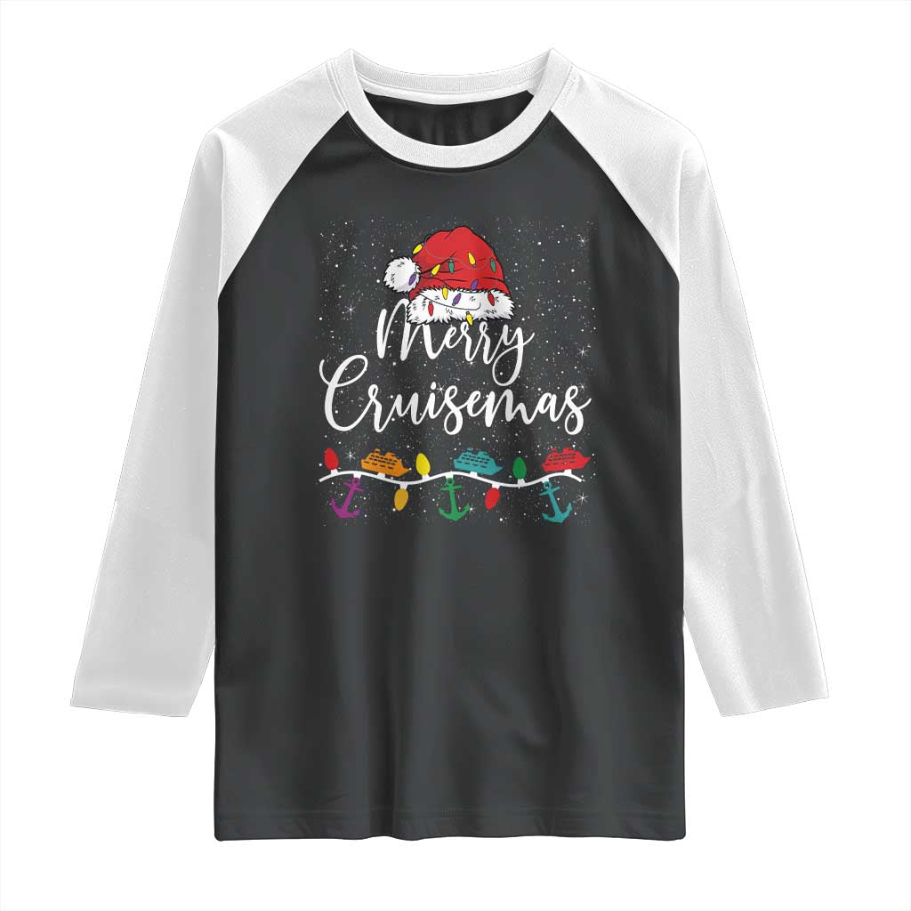 Merry Cruisemas Raglan Shirt Family Christmas Cruise Holiday Trip - Wonder Print Shop