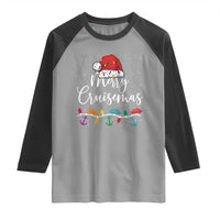 Merry Cruisemas Raglan Shirt Family Christmas Cruise Holiday Trip - Wonder Print Shop