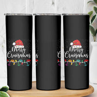 Merry Cruisemas Skinny Tumbler Family Christmas Cruise Holiday Trip - Wonder Print Shop