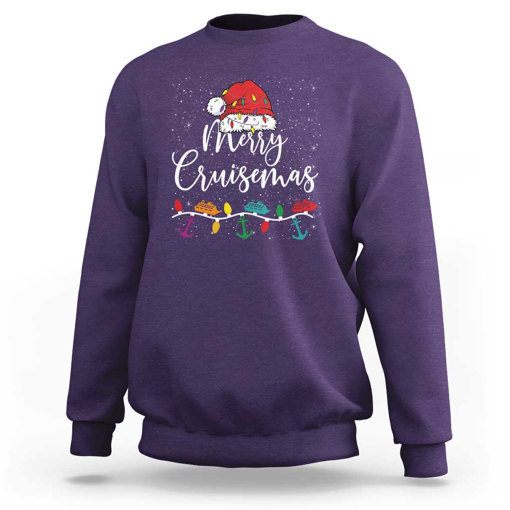 Merry Cruisemas Sweatshirt Family Christmas Cruise Holiday Trip - Wonder Print Shop