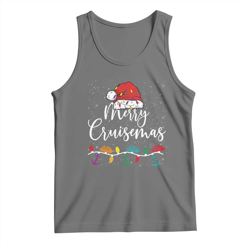Merry Cruisemas Tank Top Family Christmas Cruise Holiday Trip - Wonder Print Shop