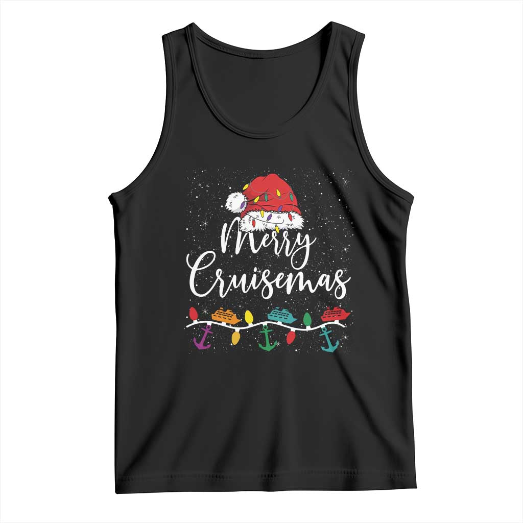 Merry Cruisemas Tank Top Family Christmas Cruise Holiday Trip - Wonder Print Shop