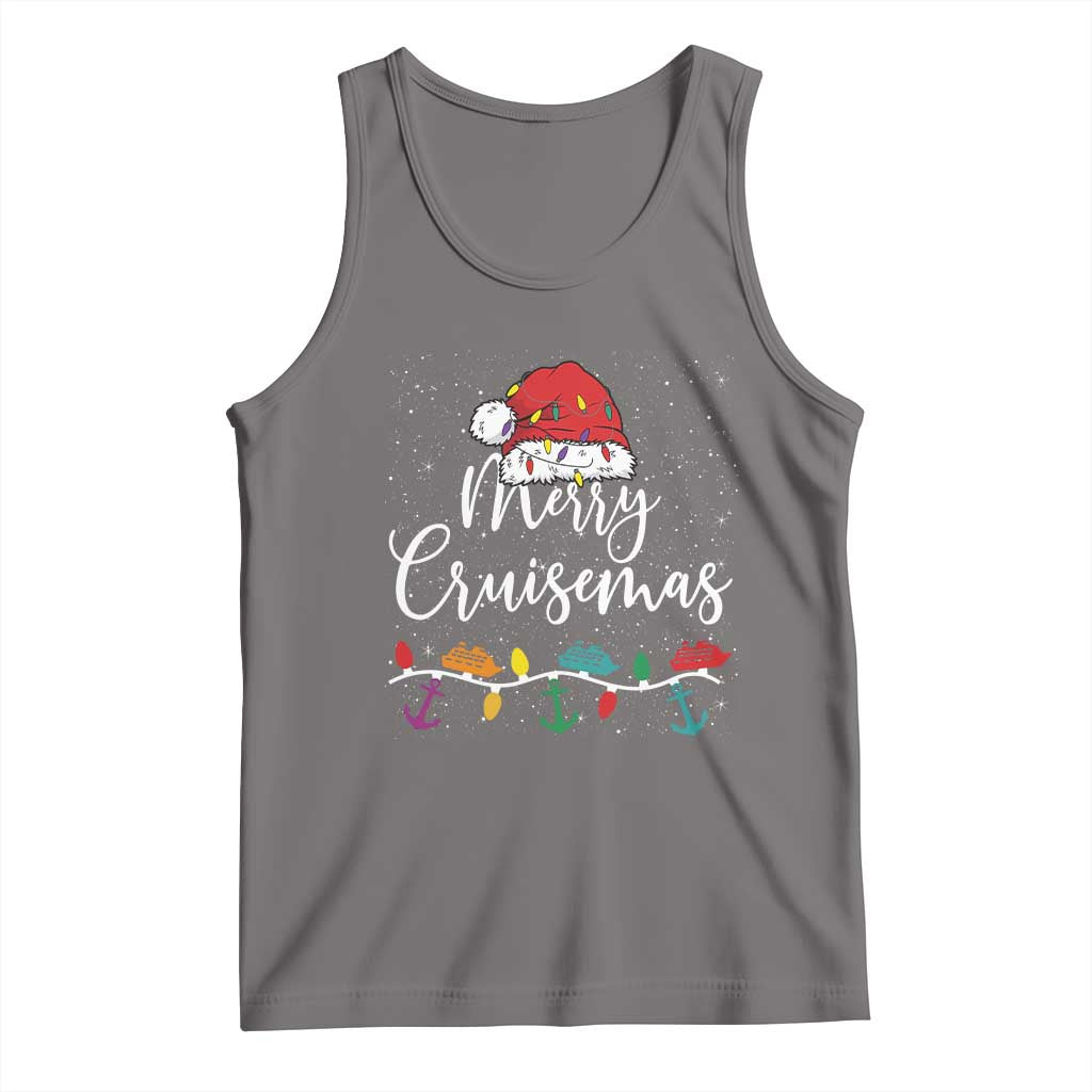 Merry Cruisemas Tank Top Family Christmas Cruise Holiday Trip - Wonder Print Shop