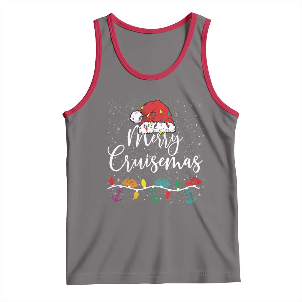 Merry Cruisemas Tank Top Family Christmas Cruise Holiday Trip - Wonder Print Shop