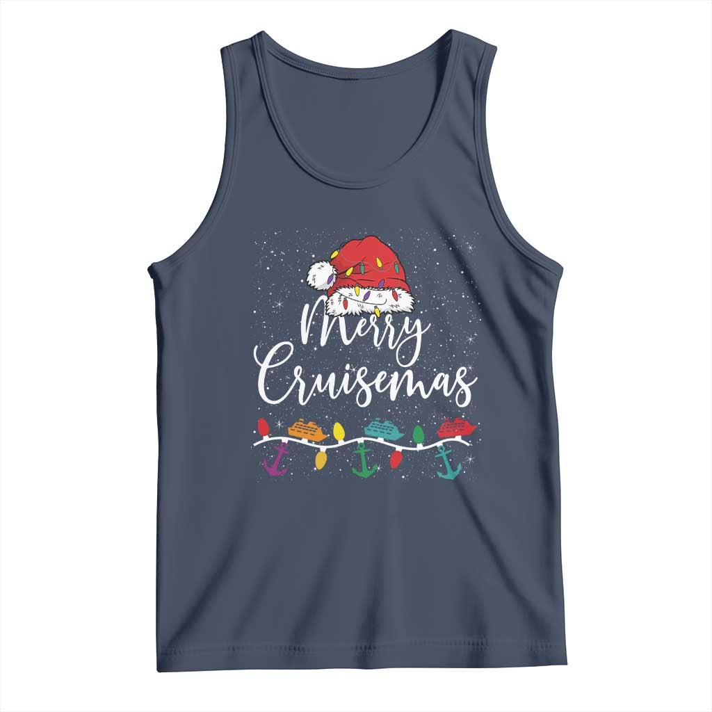 Merry Cruisemas Tank Top Family Christmas Cruise Holiday Trip - Wonder Print Shop