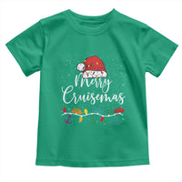 Merry Cruisemas Toddler T Shirt Family Christmas Cruise Holiday Trip - Wonder Print Shop
