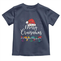 Merry Cruisemas Toddler T Shirt Family Christmas Cruise Holiday Trip - Wonder Print Shop