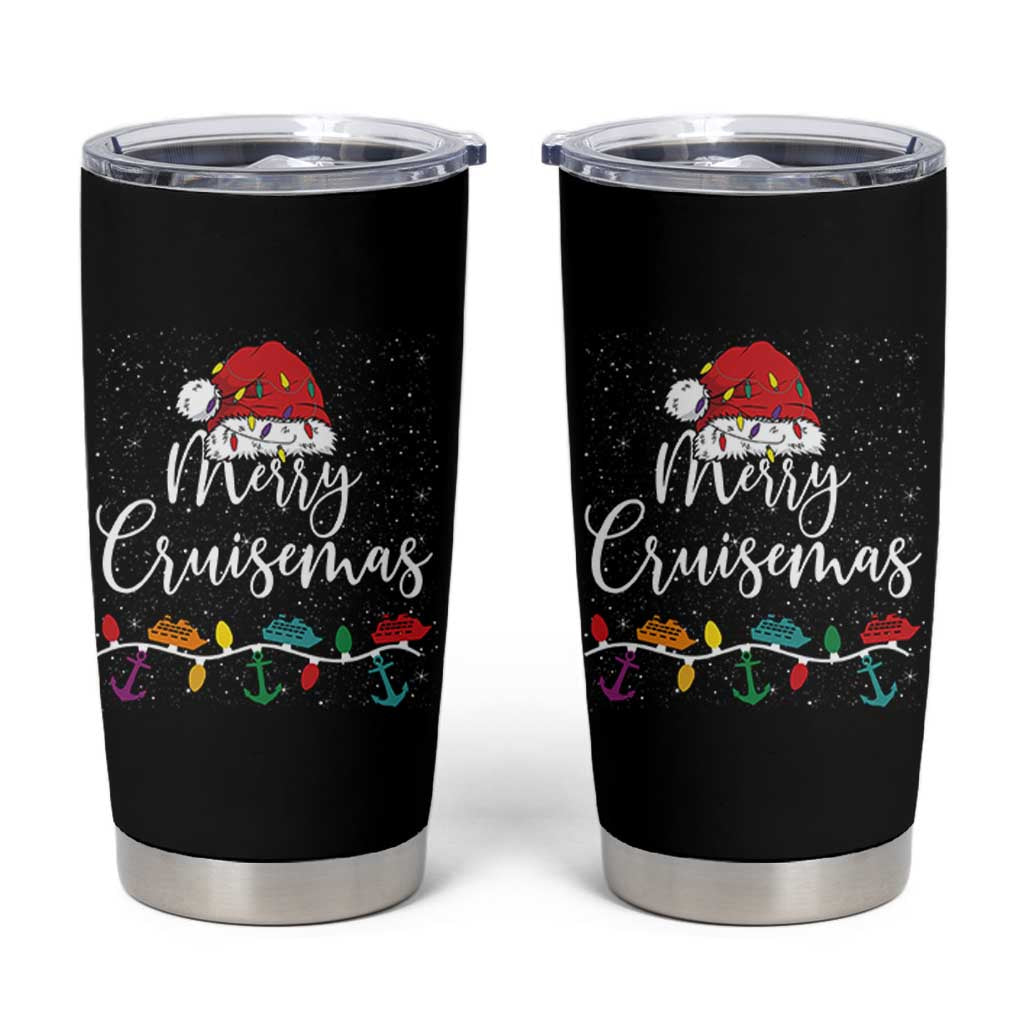Merry Cruisemas Tumbler Cup Family Christmas Cruise Holiday Trip - Wonder Print Shop