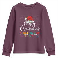 Merry Cruisemas Youth Sweatshirt Family Christmas Cruise Holiday Trip - Wonder Print Shop