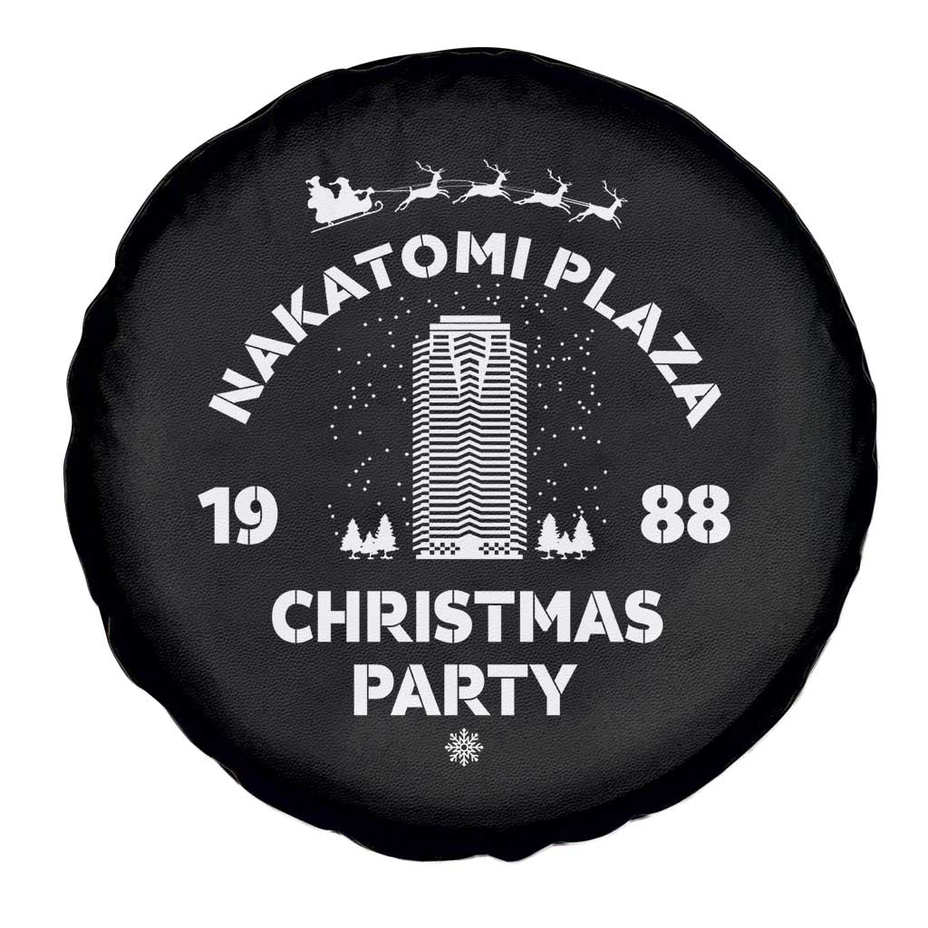 Nakatomi Plaza Christmas Party Spare Tire Cover Funny 80's Movie Xmas Party - Wonder Print Shop