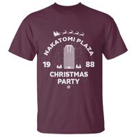 Nakatomi Plaza Christmas Party T Shirt Funny 80's Movie Xmas Party - Wonder Print Shop