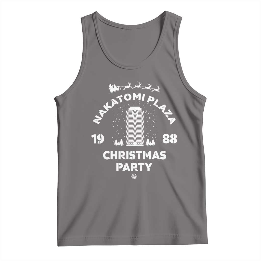 Nakatomi Plaza Christmas Party Tank Top Funny 80's Movie Xmas Party - Wonder Print Shop