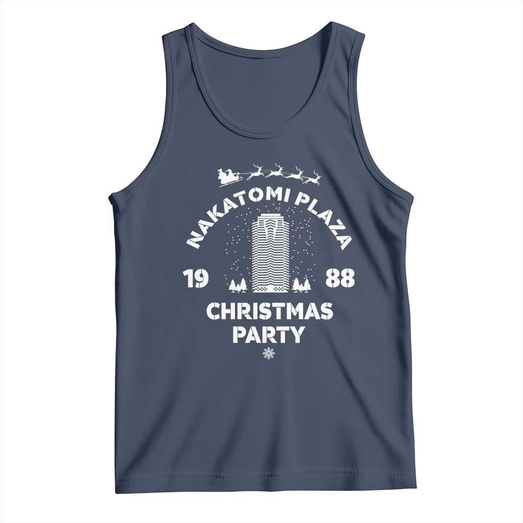 Nakatomi Plaza Christmas Party Tank Top Funny 80's Movie Xmas Party - Wonder Print Shop