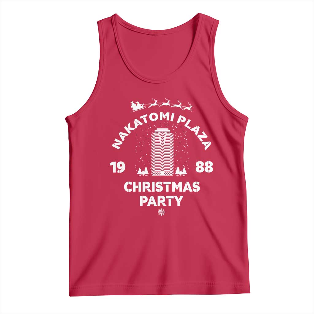 Nakatomi Plaza Christmas Party Tank Top Funny 80's Movie Xmas Party - Wonder Print Shop