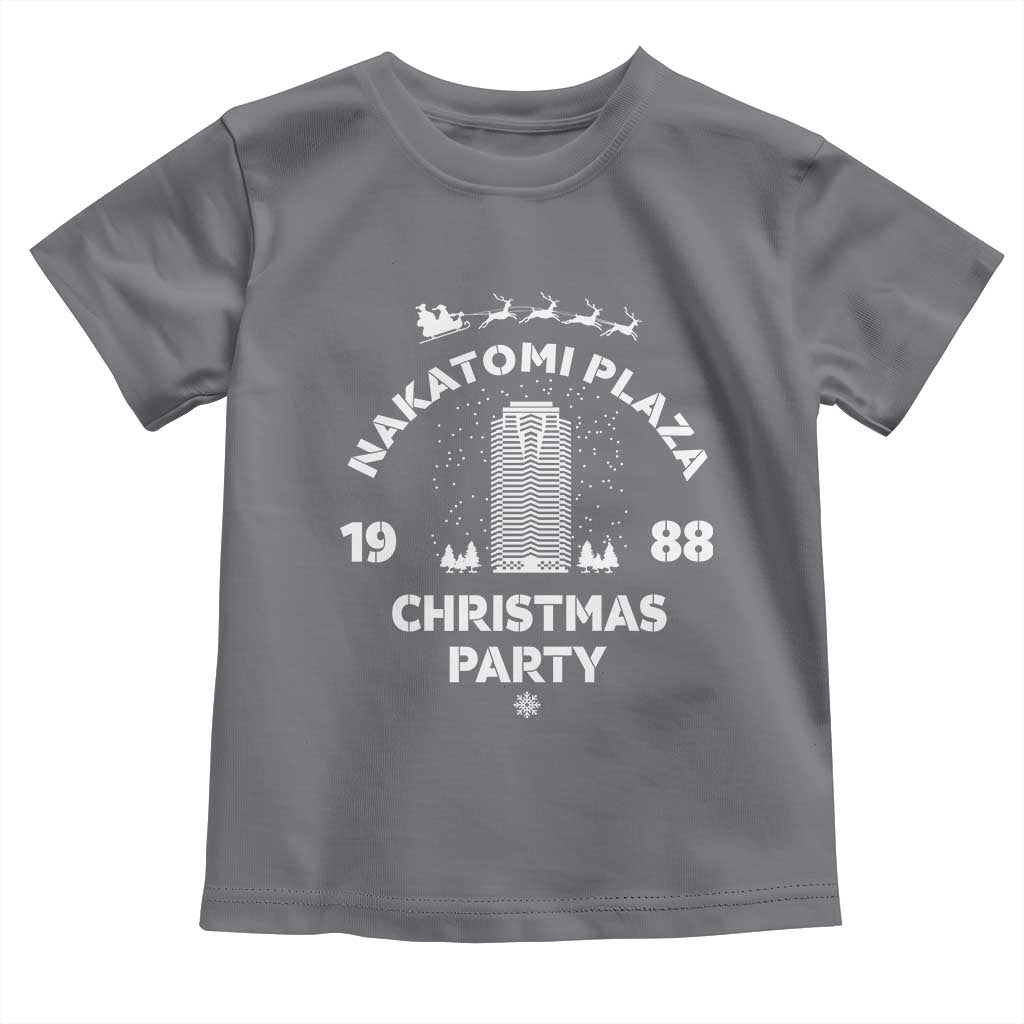 Nakatomi Plaza Christmas Party Toddler T Shirt Funny 80's Movie Xmas Party - Wonder Print Shop