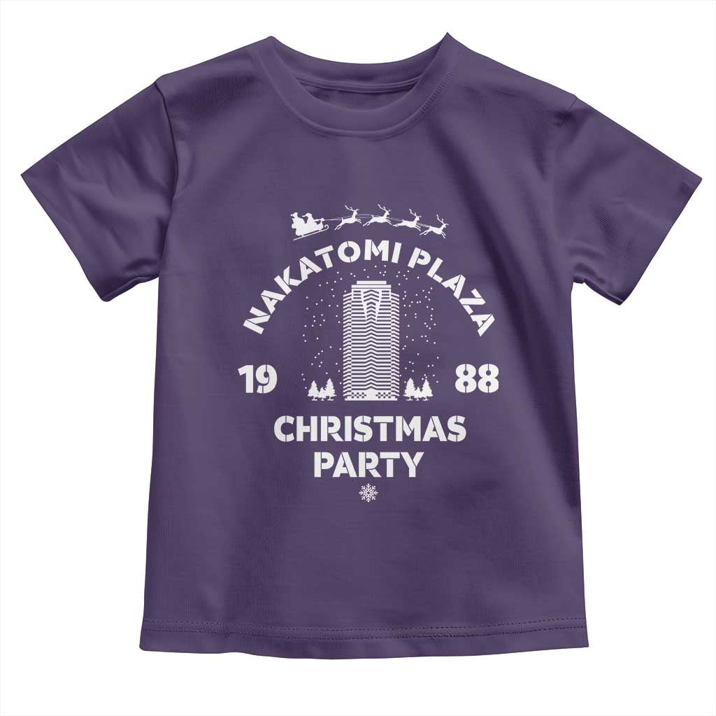 Nakatomi Plaza Christmas Party Toddler T Shirt Funny 80's Movie Xmas Party - Wonder Print Shop