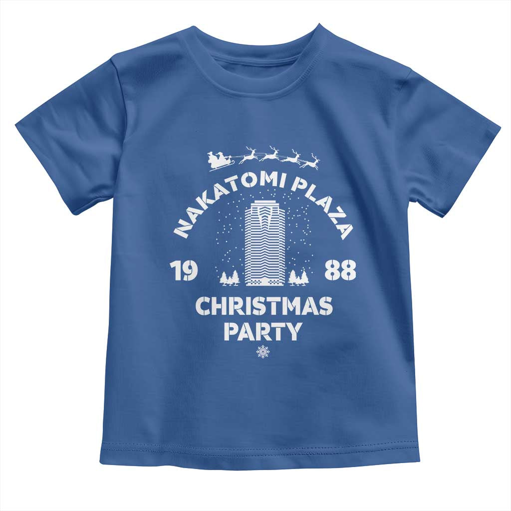Nakatomi Plaza Christmas Party Toddler T Shirt Funny 80's Movie Xmas Party - Wonder Print Shop