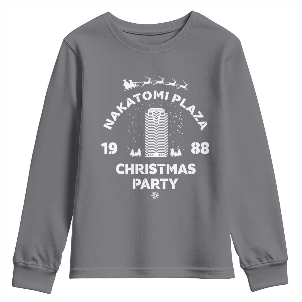 Nakatomi Plaza Christmas Party Youth Sweatshirt Funny 80's Movie Xmas Party - Wonder Print Shop