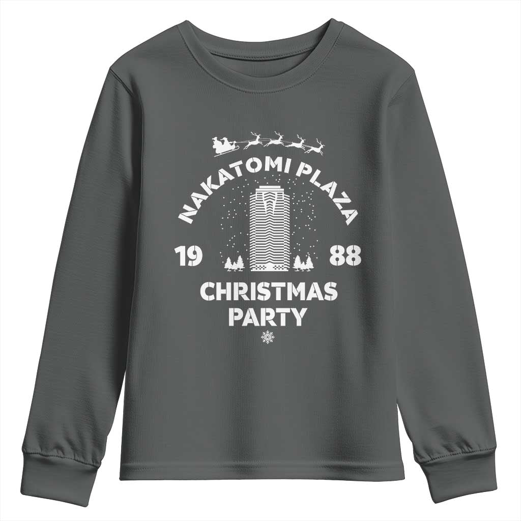 Nakatomi Plaza Christmas Party Youth Sweatshirt Funny 80's Movie Xmas Party - Wonder Print Shop