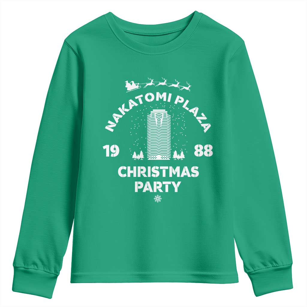 Nakatomi Plaza Christmas Party Youth Sweatshirt Funny 80's Movie Xmas Party - Wonder Print Shop