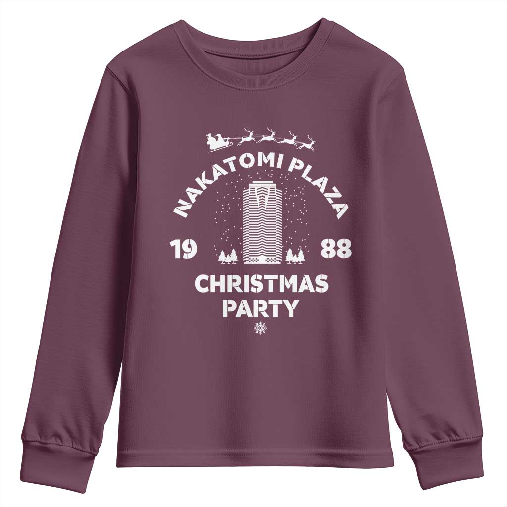 Nakatomi Plaza Christmas Party Youth Sweatshirt Funny 80's Movie Xmas Party - Wonder Print Shop