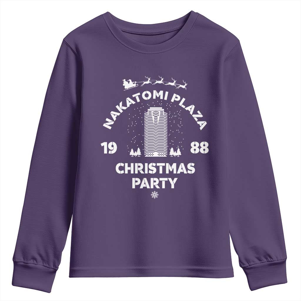 Nakatomi Plaza Christmas Party Youth Sweatshirt Funny 80's Movie Xmas Party - Wonder Print Shop