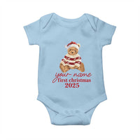 Personalised My First Christmas Baby Onesie Custom Name Newborn Baby 1st Xmas - Wonder Print Shop