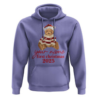 Personalised My First Christmas Hoodie Custom Name Newborn Baby 1st Xmas - Wonder Print Shop