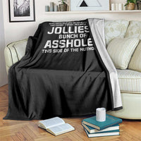 Funny Christmas Throw Blanket Jolliest Bunch of A-Holes Xmas Vacation - Wonder Print Shop
