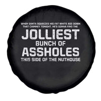 Funny Christmas Spare Tire Cover Jolliest Bunch of A-Holes Xmas Vacation - Wonder Print Shop