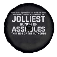 Funny Christmas Spare Tire Cover Jolliest Bunch of A-Holes Xmas Vacation - Wonder Print Shop
