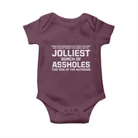 Funny Christmas Baby Onesie Jolliest Bunch of A-Holes Xmas Vacation - Wonder Print Shop