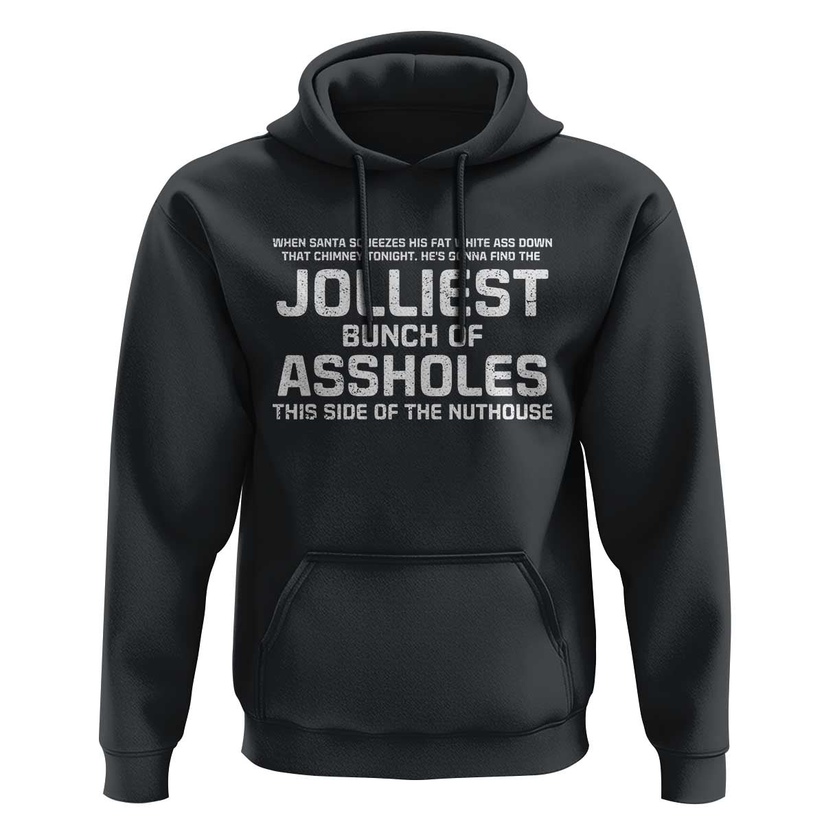Funny Christmas Hoodie Jolliest Bunch of A-Holes Xmas Vacation - Wonder Print Shop
