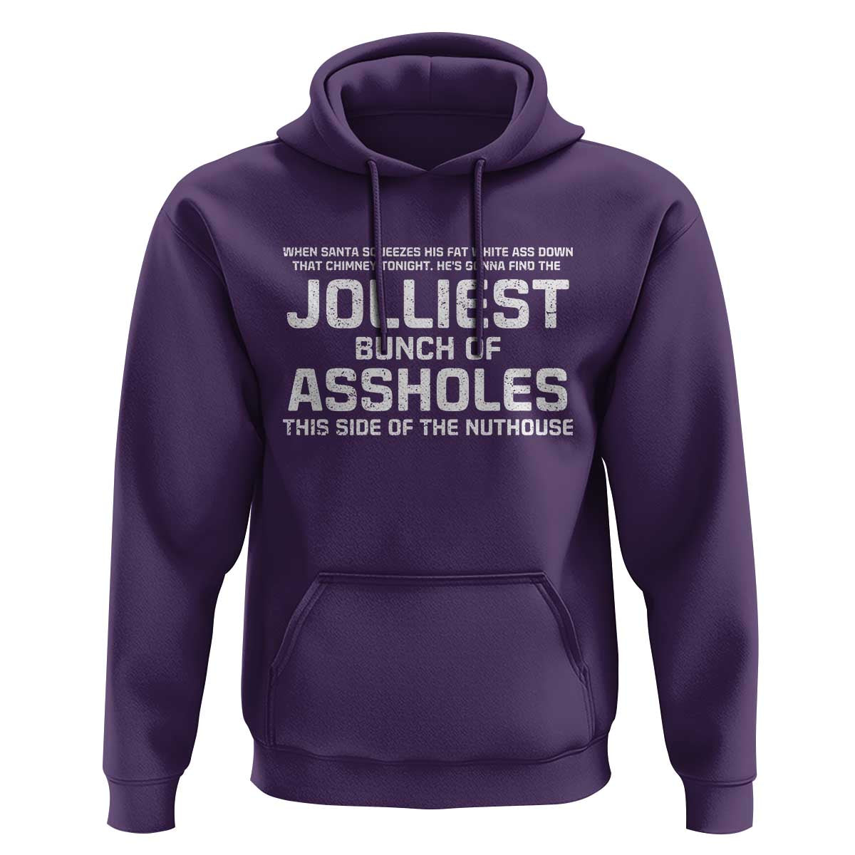 Funny Christmas Hoodie Jolliest Bunch of A-Holes Xmas Vacation - Wonder Print Shop