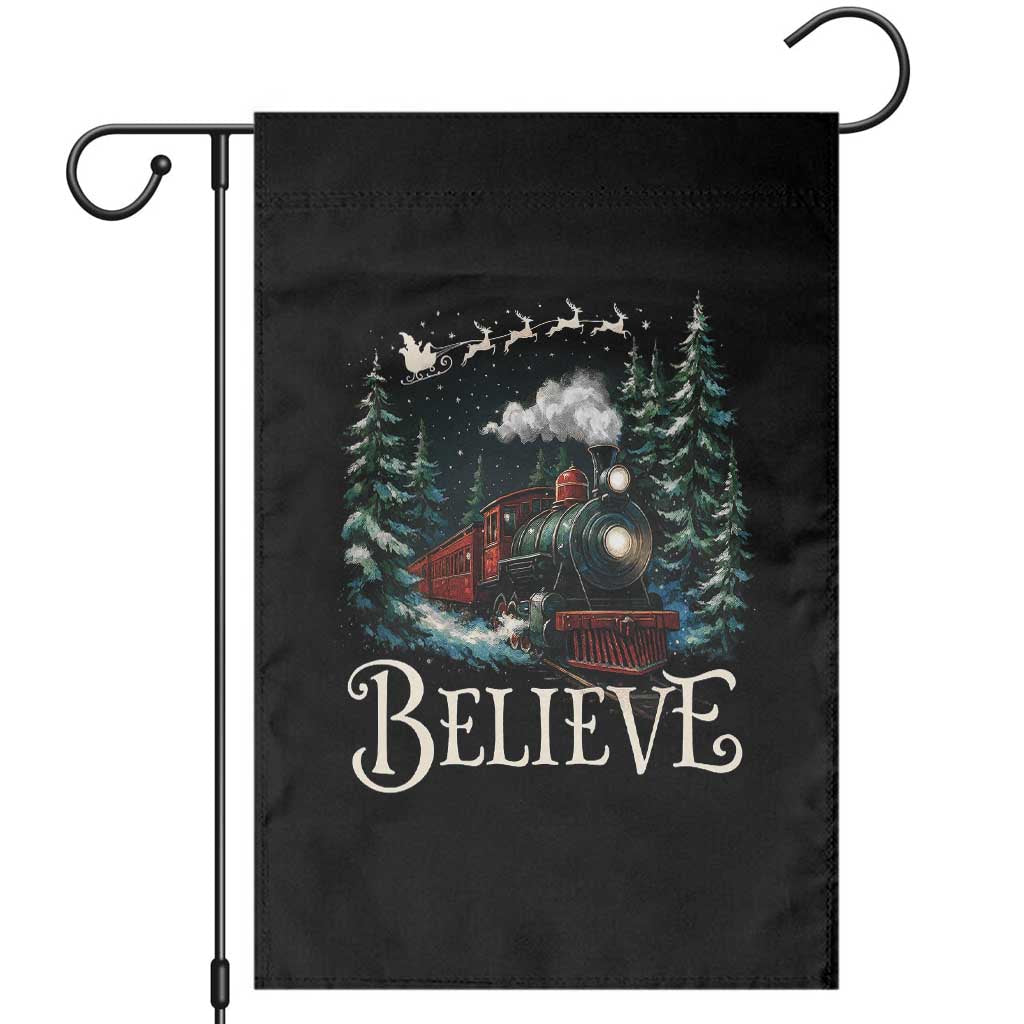 Polar Express Garden Flag Christmas Believe - Wonder Print Shop