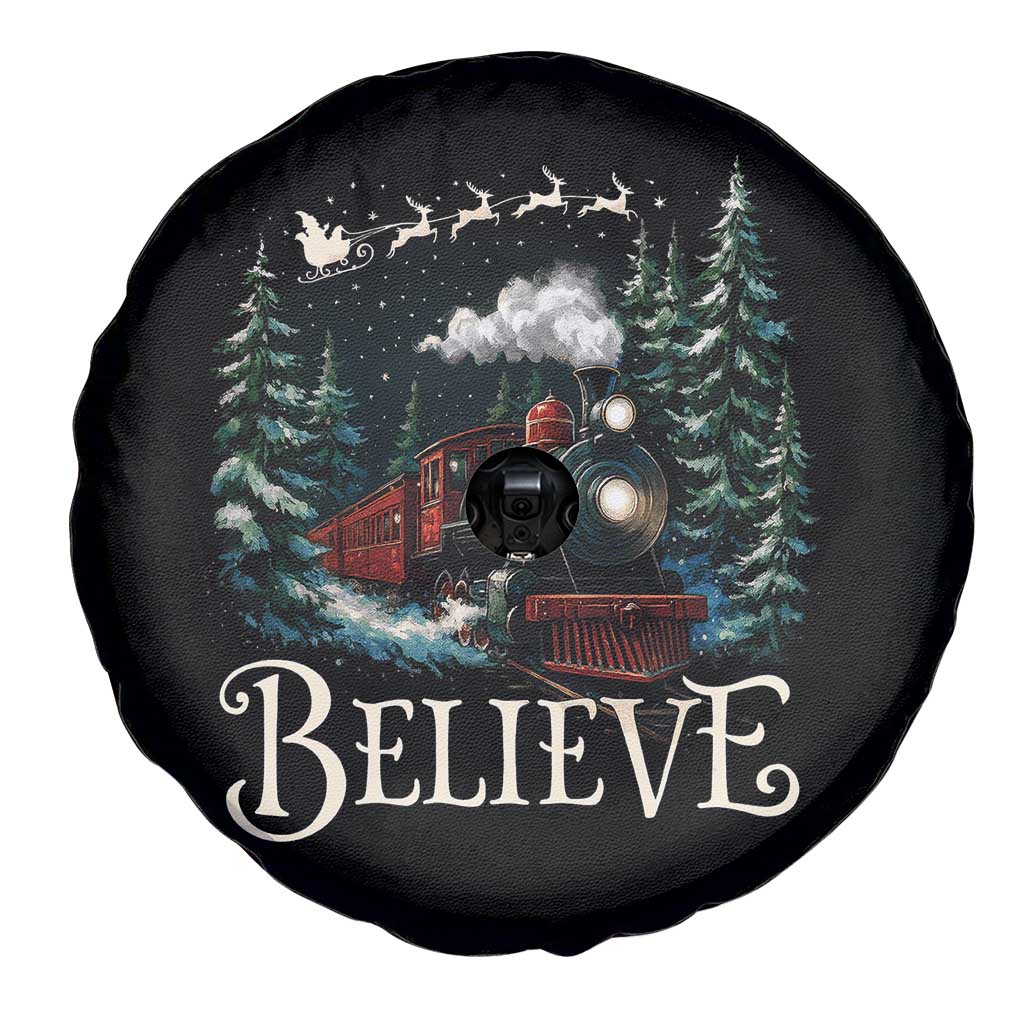 Polar Express Spare Tire Cover Christmas Believe - Wonder Print Shop