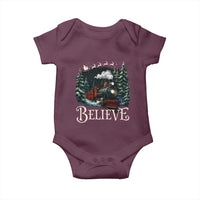 Polar Express Baby Onesie Christmas Believe - Wonder Print Shop