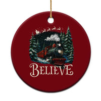 Polar Express Ceramic Ornament Xmas Believe - Wonder Print Shop