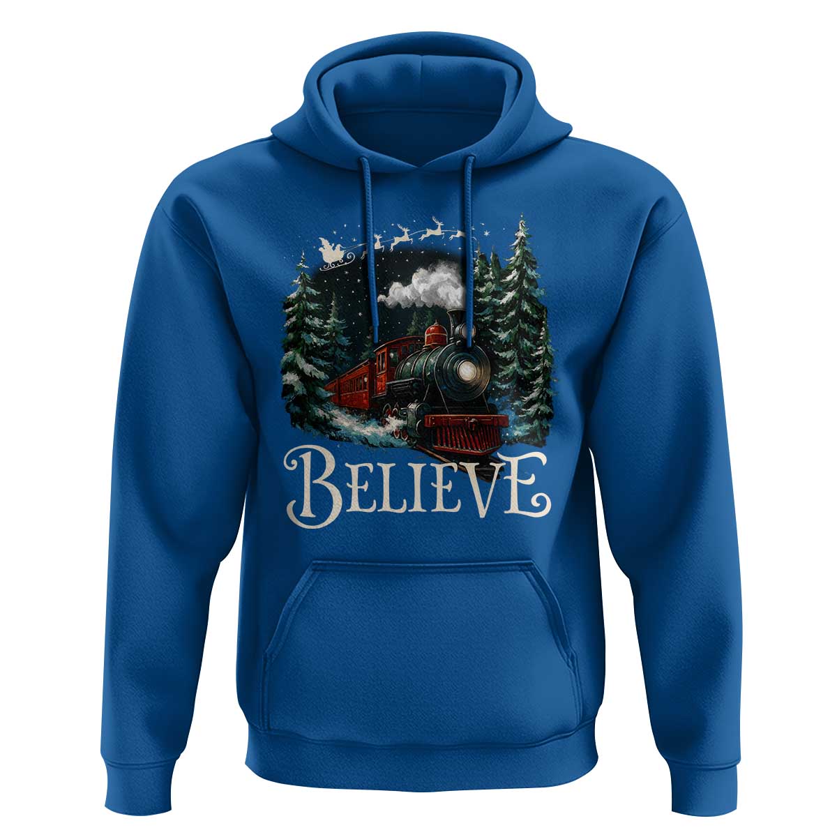 Polar Express Hoodie Christmas Believe - Wonder Print Shop