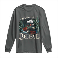 Polar Express Long Sleeve Shirt Christmas Believe - Wonder Print Shop