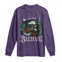 Polar Express Long Sleeve Shirt Christmas Believe - Wonder Print Shop