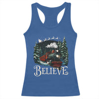 Polar Express Racerback Tank Top Christmas Believe - Wonder Print Shop