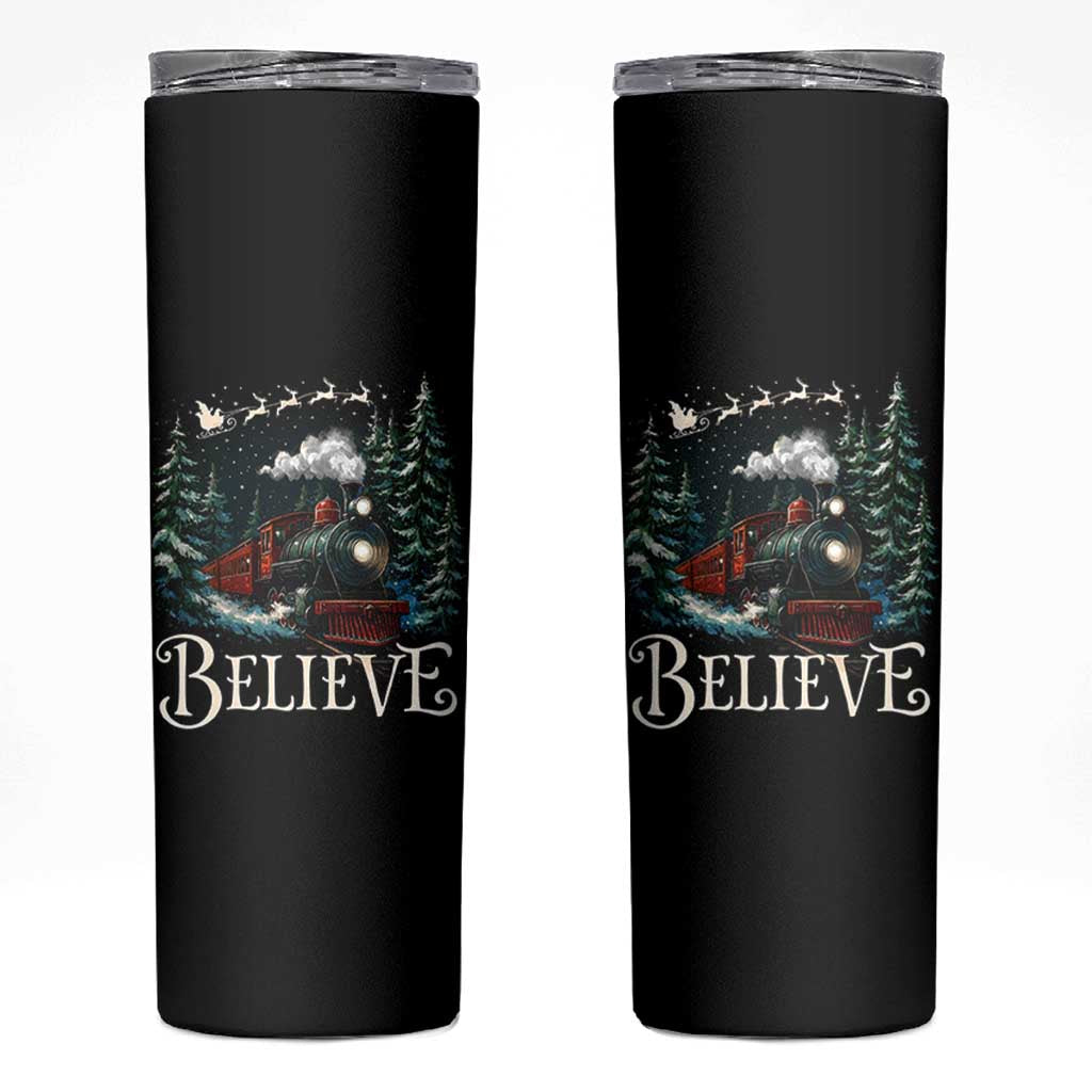 Polar Express Skinny Tumbler Christmas Believe - Wonder Print Shop