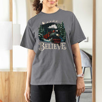 Polar Express T Shirt For Women Christmas Believe - Wonder Print Shop