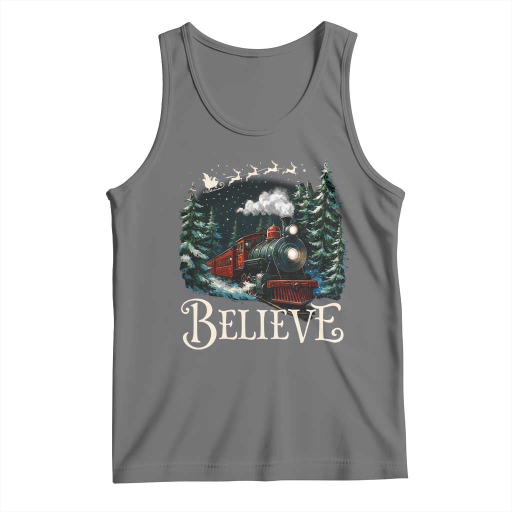Polar Express Tank Top Christmas Believe - Wonder Print Shop
