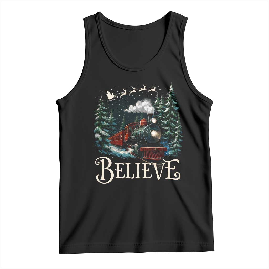 Polar Express Tank Top Christmas Believe - Wonder Print Shop