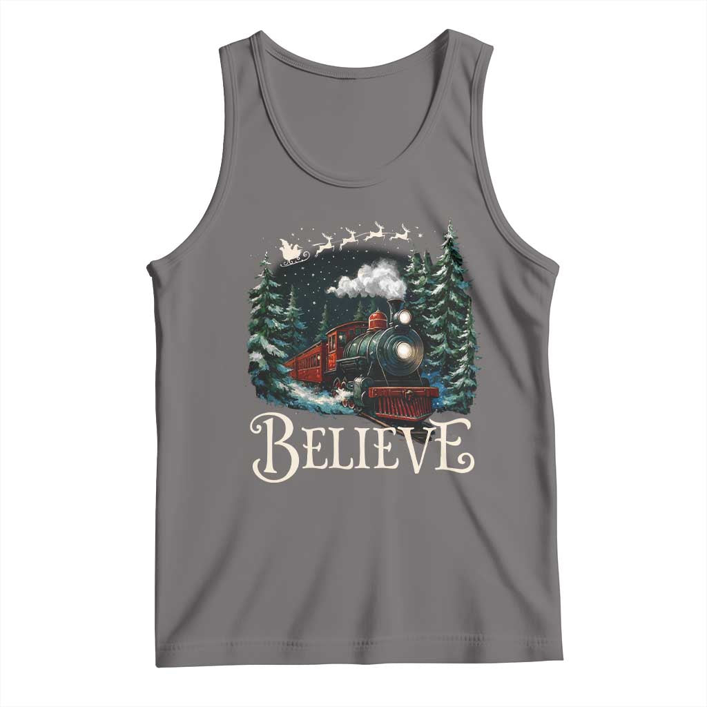 Polar Express Tank Top Christmas Believe - Wonder Print Shop