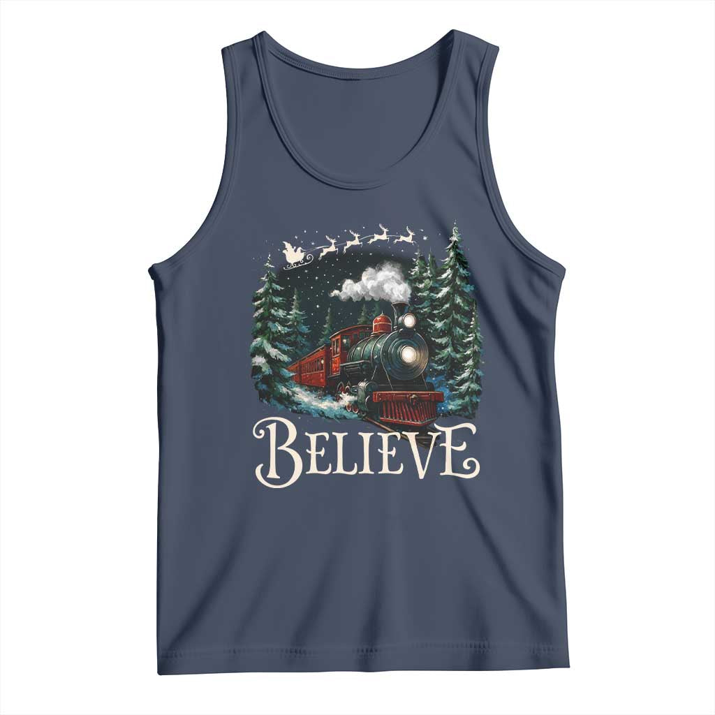 Polar Express Tank Top Christmas Believe - Wonder Print Shop