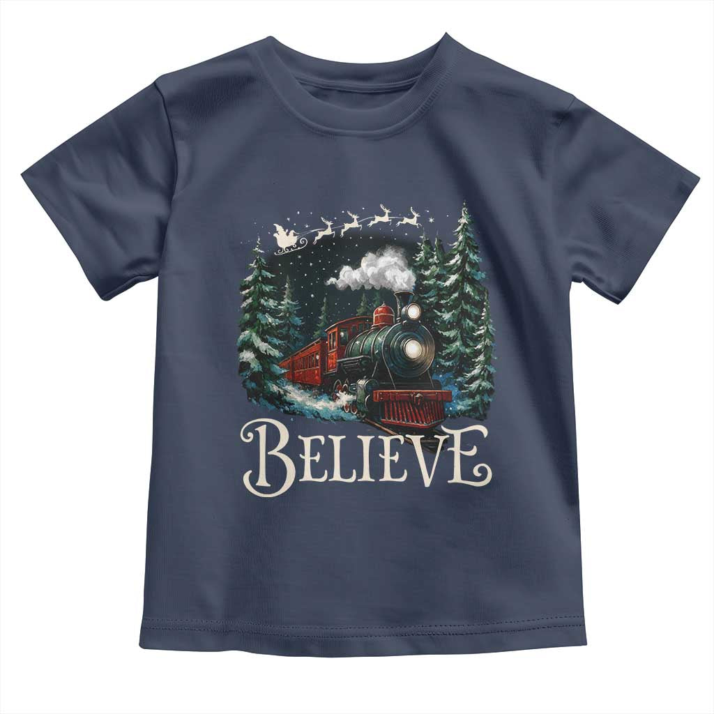 Polar Express Toddler T Shirt Christmas Believe - Wonder Print Shop